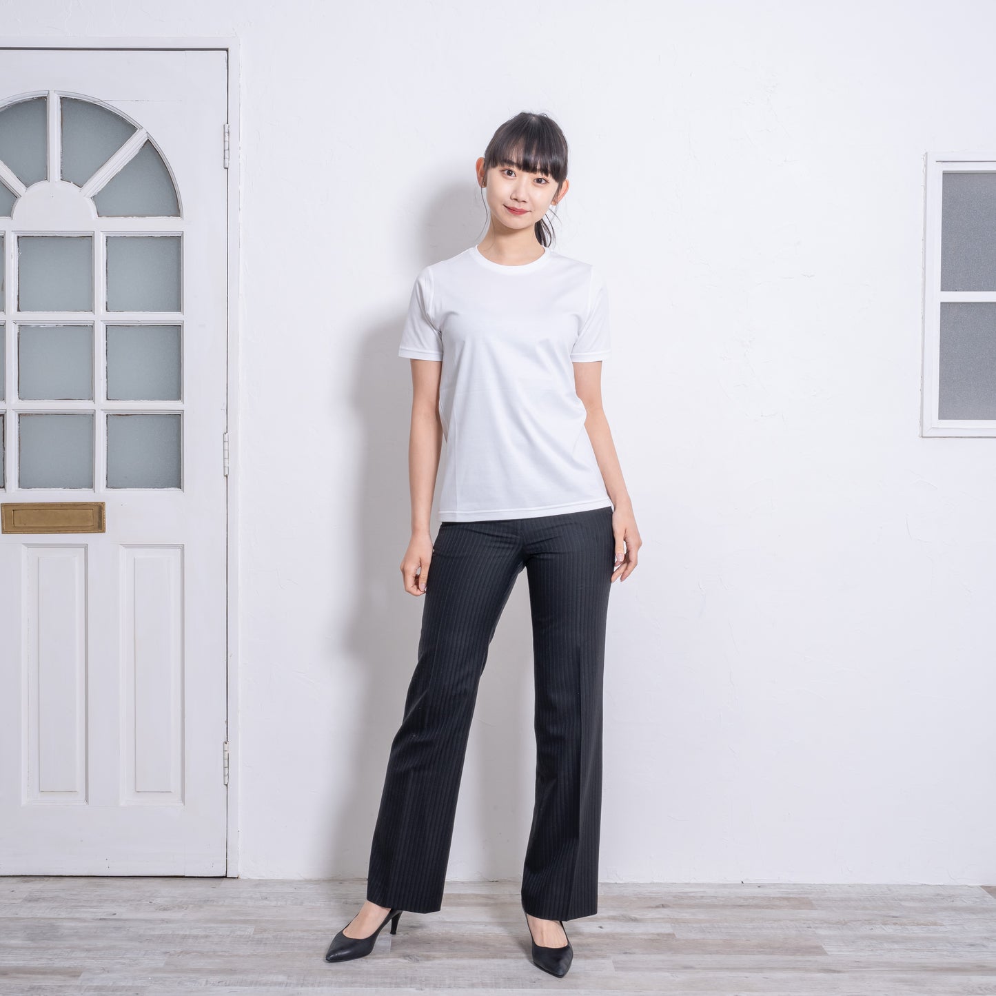 プレミアコットンTシャツ(半袖) アメリカ綿 レディース S,M,L,LL 354-401