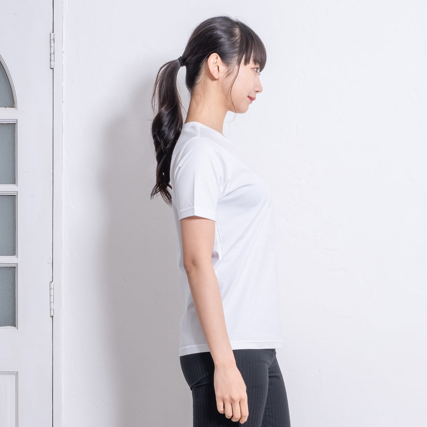 プレミアコットンTシャツ(半袖) アメリカ綿 レディース S,M,L,LL 354-401