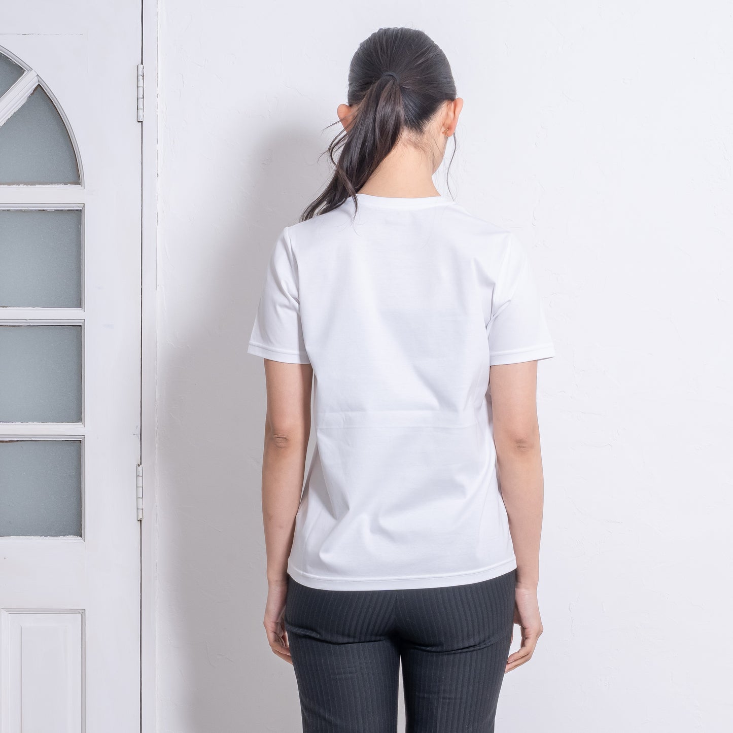 プレミアコットンTシャツ(半袖) アメリカ綿 レディース S,M,L,LL 354-401