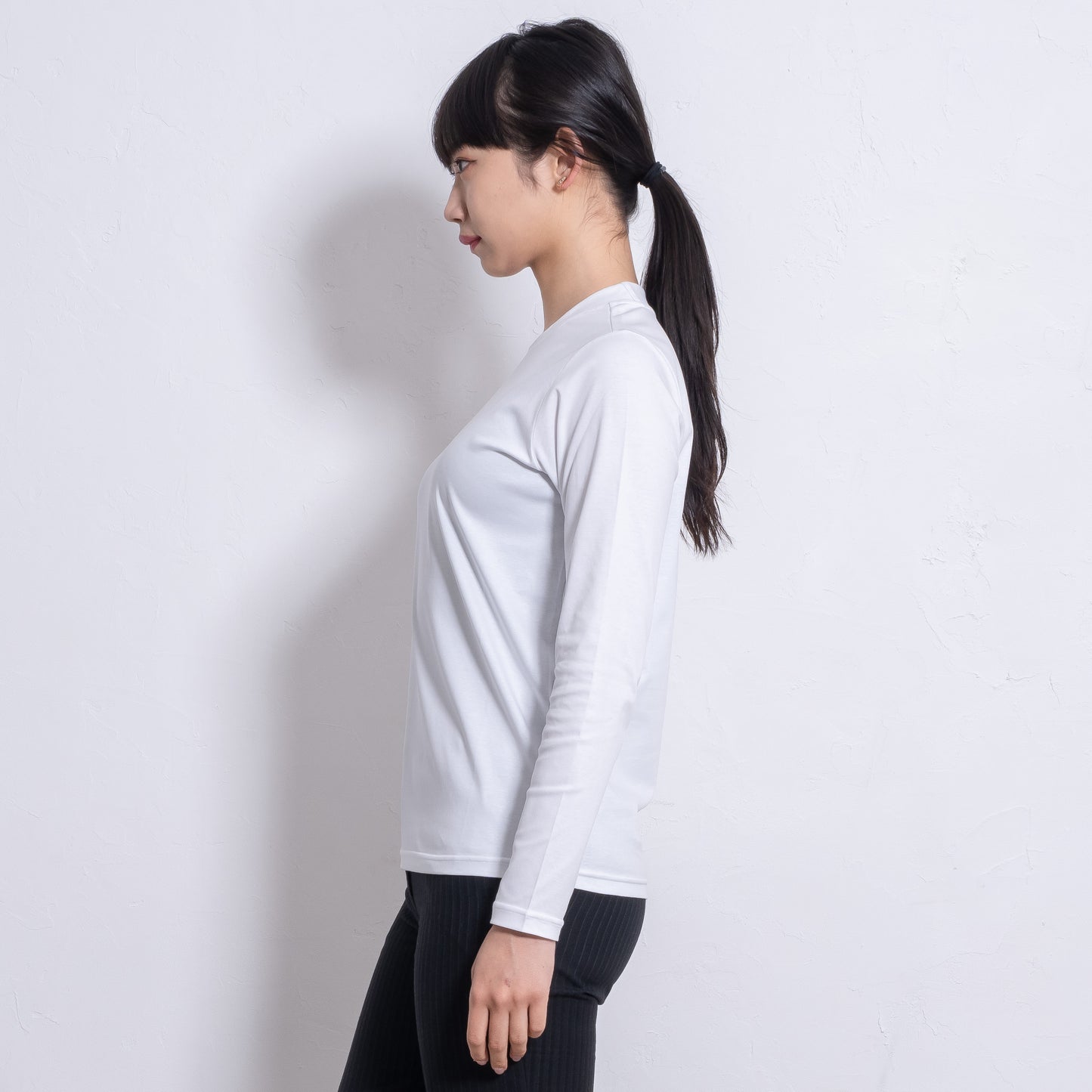 プレミアコットンTシャツ(長袖、ロンT) アメリカ綿 レディース S,M,L,LL 354-402