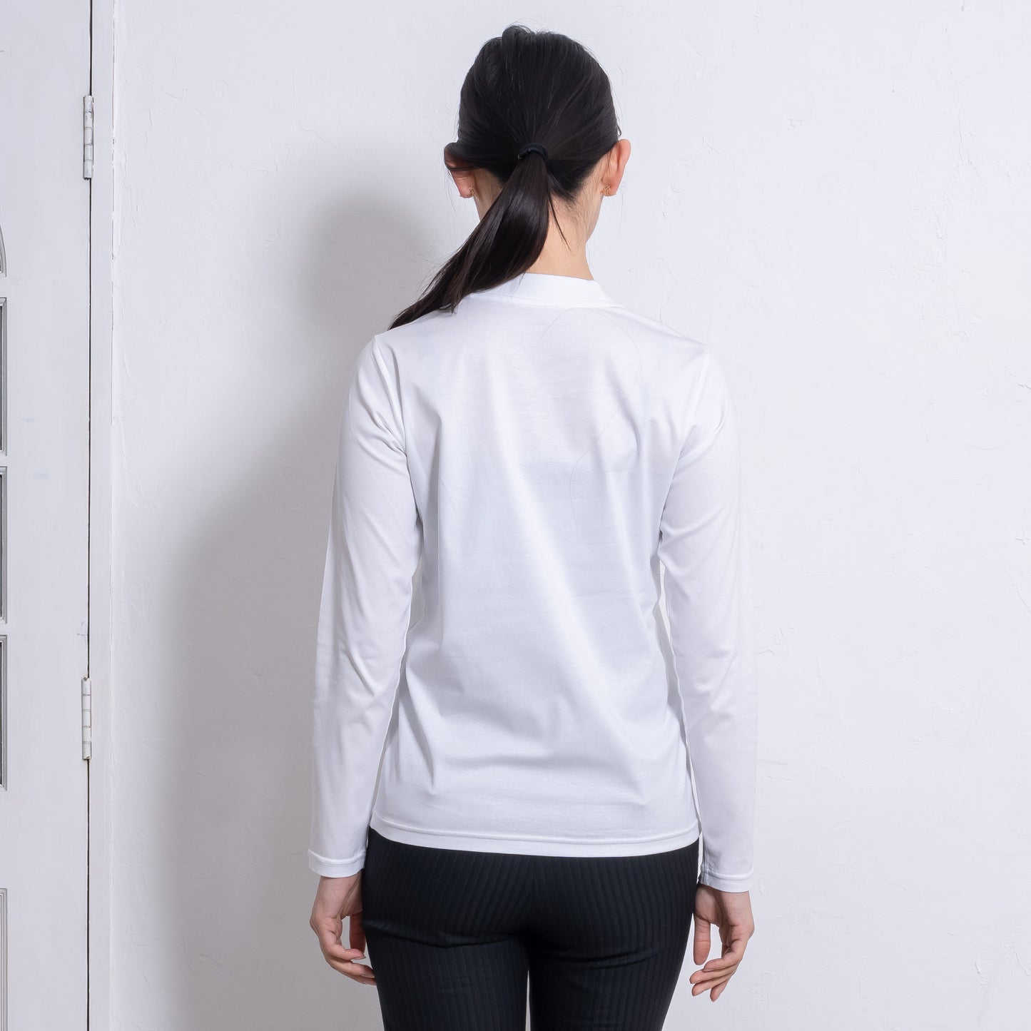 プレミアコットンTシャツ(長袖、ロンT) アメリカ綿 レディース S,M,L,LL 354-402