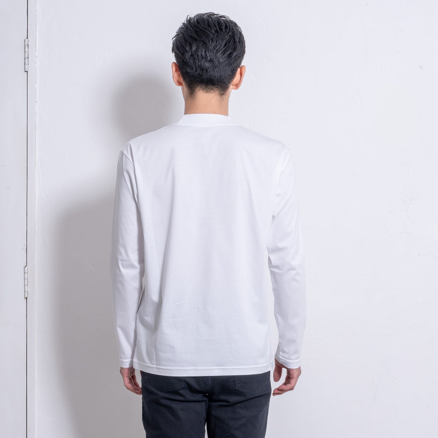 プレミアコットンTシャツ(長袖、ロンT) アメリカ綿 メンズ S,M,L,LL 354-102