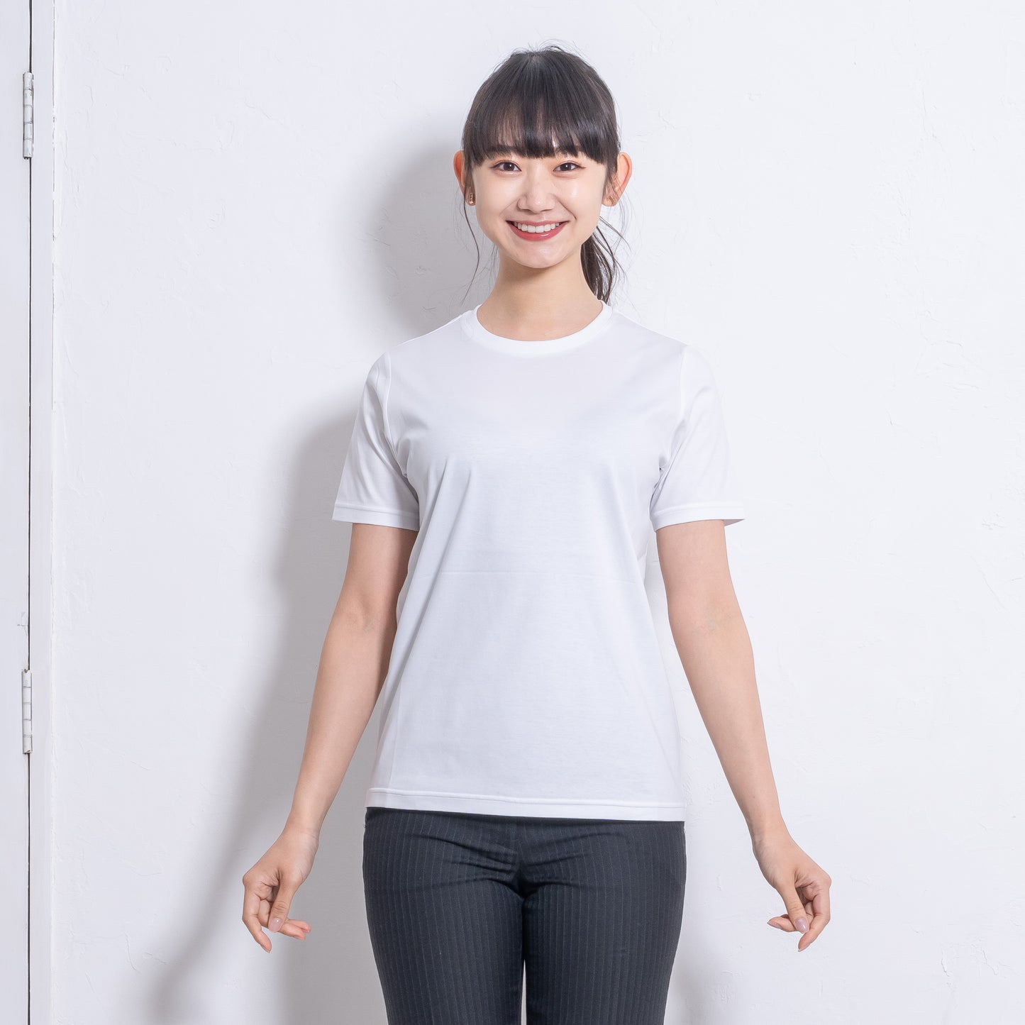 プレミアコットンTシャツ(半袖) アメリカ綿 レディース S,M,L,LL 354-401
