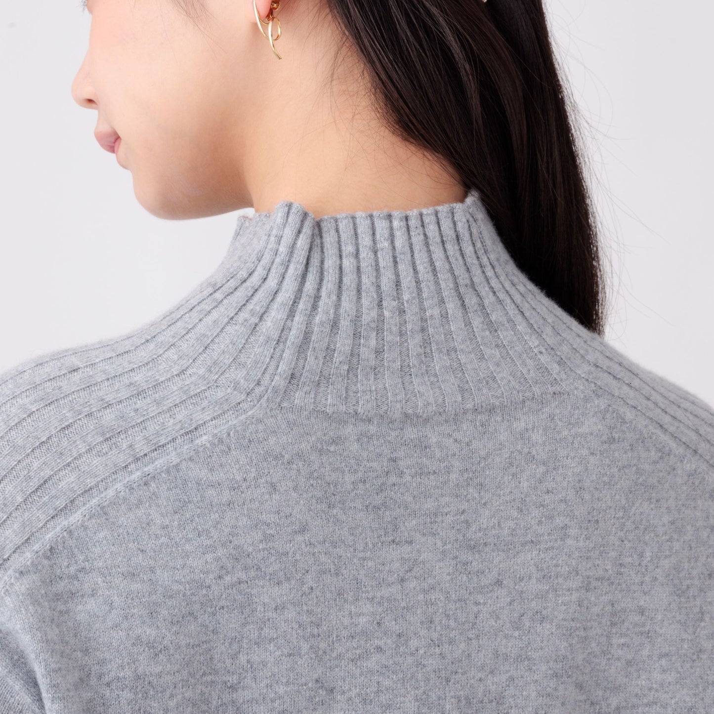 Nanako Style レディース カシミヤロングワンピース 373600